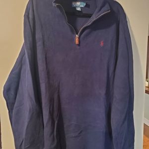 Polo Ralph Lauren navy quarter zip sweater